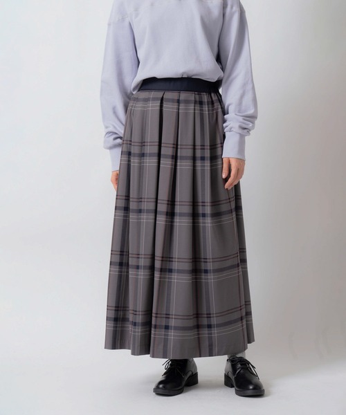 Kelen(ケレン)の「「KELEN / ケレン」タックデザイン チェック柄フレアパンツ(その他パンツ・レディース・ブルーグレー/ベージュ/グレー・S/M)」の22枚目の写真