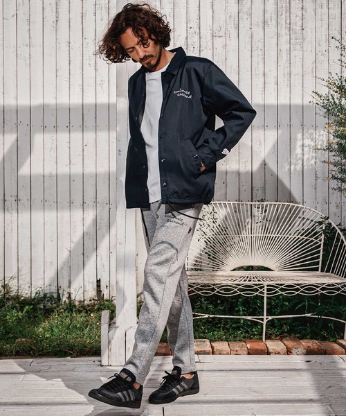 1minute 1second(ワンミニットワンセカンド)の「mj11691-cursive embroidery coach jacket コーチジャケット(1M26A170)(その他アウター・メンズ・ベージュ/ネイビー/ブラック・S/M/L/XL)」の21枚目の写真