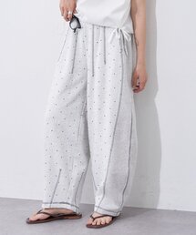etsinta | 【etsinta】リメイクドットバレルイージーパンツ(その他パンツ)