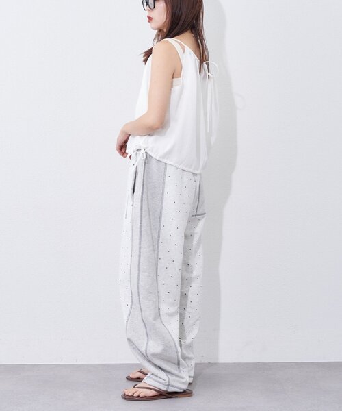 etsinta(エシンタ)の「【etsinta】リメイクドットバレルイージーパンツ(その他パンツ・レディース・グレー/チャコールグレー・ONE SIZE)」の22枚目の写真