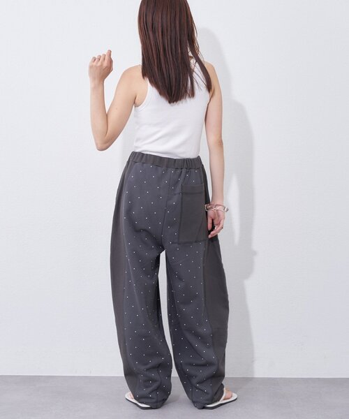 etsinta(エシンタ)の「【etsinta】リメイクドットバレルイージーパンツ(その他パンツ・レディース・グレー/チャコールグレー・ONE SIZE)」の7枚目の写真