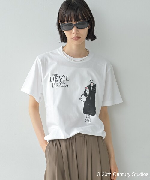 GALLEST(ギャレスト)の「【GOOD ROCK SPEED】The Devil Wears Prada/Graphic Print T-Shirt(Tシャツ/カットソー・レディース・ホワイト系1・38)」の4枚目の写真