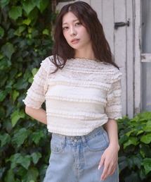 lace frill tops / レースフリルトップス