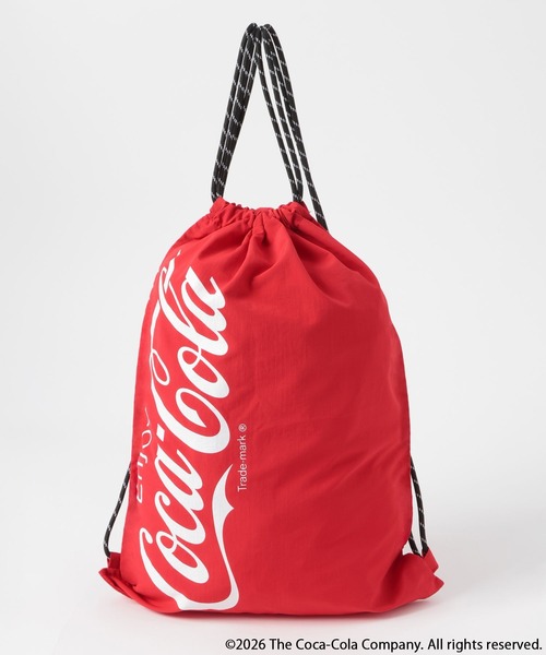 LOWRYS FARM(ローリーズファーム)の「【LFM(U)】Coca-Cola/ナップサック 878212(バックパック/リュック・メンズ・ブラック/レッド・FREE)」の9枚目の写真