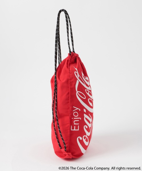 LOWRYS FARM(ローリーズファーム)の「【LFM(U)】Coca-Cola/ナップサック 878212(バックパック/リュック・メンズ・ブラック/レッド・FREE)」の10枚目の写真