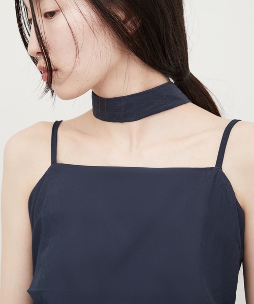 OFROOM（オフルーム）の「Linen Touch Cami Setup｜リネンタッチキャミセットアップ（セットアップ・レディース・ブラック/ベージュ/ネイビー・FREE）」の17枚目の写真