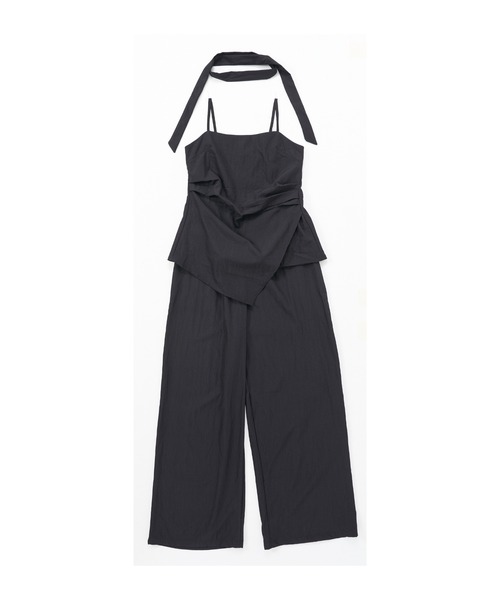 OFROOM（オフルーム）の「Linen Touch Cami Setup｜リネンタッチキャミセットアップ（セットアップ・レディース・ブラック/ベージュ/ネイビー・FREE）」の4枚目の写真