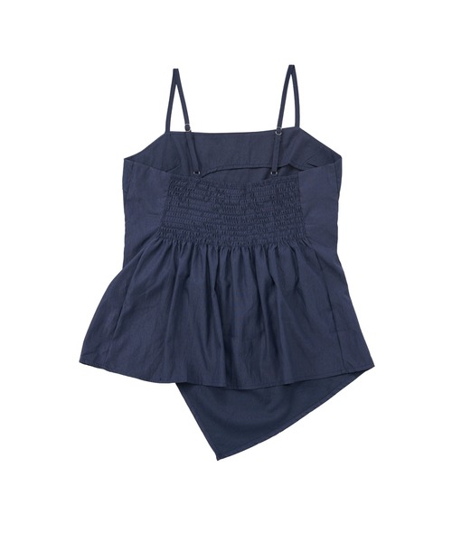 OFROOM（オフルーム）の「Linen Touch Cami Setup｜リネンタッチキャミセットアップ（セットアップ・レディース・ブラック/ベージュ/ネイビー・FREE）」の10枚目の写真
