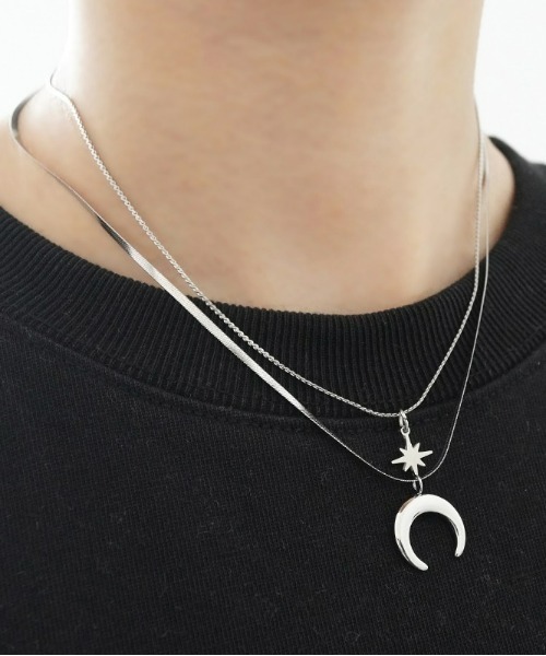 REBALANCE(リバランス)の「メンズ ダブルレイヤーネックレス(ネックレス・メンズ・C/B/A/K/D/G/H/L/E/I/J/M/F/P/O/N/S/R/Q・FREE)」の16枚目の写真