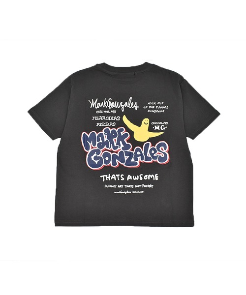 （What it isNt）ART BY MARKGONZALES（ワットイットイズント）の「（What it isNt）ART BY MARKGONZALES/ワット イット イズント マークゴンザレス キッズ Tシャツ MGT-26201（Tシャツ/カットソー・キッズ・オレンジ/ホワイト/チャコールグレー・160cm/150cm/140cm/130cm）」の7枚目の写真