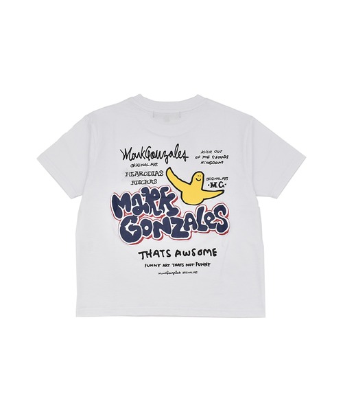 （What it isNt）ART BY MARKGONZALES（ワットイットイズント）の「（What it isNt）ART BY MARKGONZALES/ワット イット イズント マークゴンザレス キッズ Tシャツ MGT-26201（Tシャツ/カットソー・キッズ・オレンジ/ホワイト/チャコールグレー・160cm/150cm/140cm/130cm）」の5枚目の写真