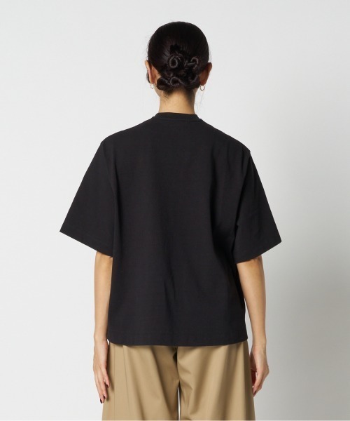 HELIOPOLE(エリオポール)の「ROLL NECK T / ロールネックT(Tシャツ/カットソー・レディース・ホワイト/ブラック・38)」の5枚目の写真