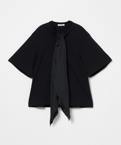 HELIOPOLE(エリオポール)の「ROLL NECK T / ロールネックT(Tシャツ/カットソー・レディース・ホワイト/ブラック・38)」の18枚目の写真