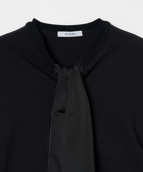 HELIOPOLE(エリオポール)の「ROLL NECK T / ロールネックT(Tシャツ/カットソー・レディース・ホワイト/ブラック・38)」の20枚目の写真