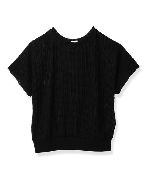 DRESSTERIOR(ドレステリア)の「【体型カバー/日除け】ドルマンスリーブ シアーメッシュプルオーバー(Tシャツ/カットソー・レディース・ホワイト/カーキ/ブラック・36/38)」の6枚目の写真