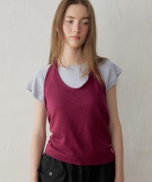 GIUNON | holter neck scallop knit / ホルターネックスカラップニット(ニット/セーター)