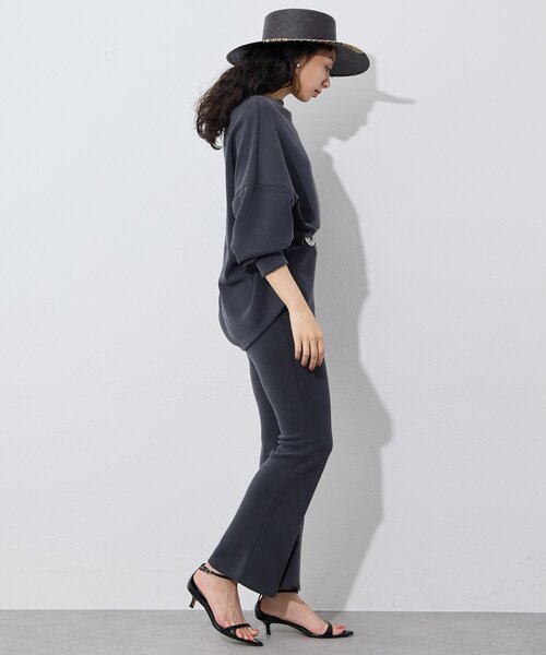 Whim Gazette(ウィムガゼット)の「フィブリルダンボールプルオーバー/セットアップ可(Tシャツ/カットソー・レディース・ベージュ/ブラウン/チャコールグレー・FREE)」の19枚目の写真