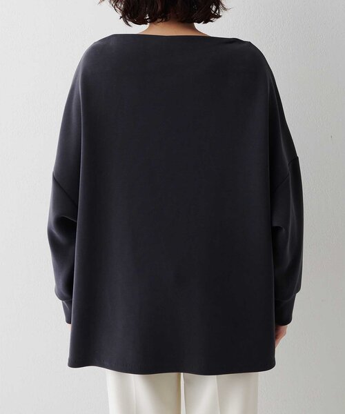 Whim Gazette(ウィムガゼット)の「フィブリルダンボールプルオーバー/セットアップ可(Tシャツ/カットソー・レディース・ベージュ/ブラウン/チャコールグレー・FREE)」の13枚目の写真