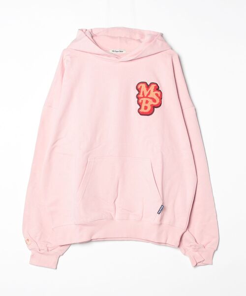 My sugar Babe（マイシュガーベイブ）の「MSB Wappen hoodie（スウェット・メンズ・ネイビー/オフホワイト/ピンク・LARGE）」の3枚目の写真
