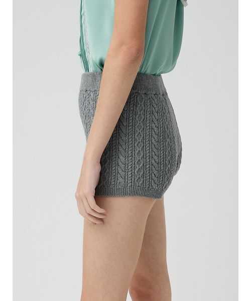 LILY BROWN（リリーブラウン）の「ケーブルニットショートパンツ（その他パンツ・レディース・ブラウン/ホワイト/グレー・F）」の18枚目の写真