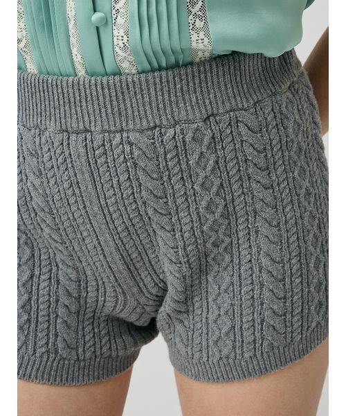 LILY BROWN（リリーブラウン）の「ケーブルニットショートパンツ（その他パンツ・レディース・ブラウン/ホワイト/グレー・F）」の19枚目の写真