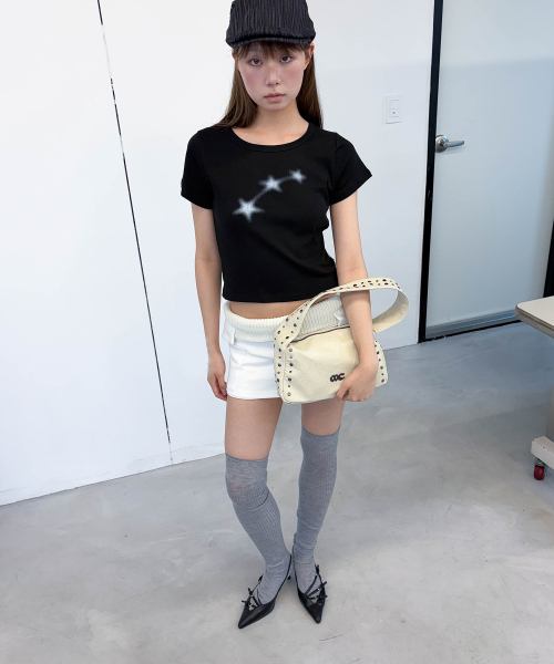 CHICKS（チックス）の「グランジスタッズショルダートートバッグアイボリー（トートバッグ・レディース・アイボリー・ONE SIZE）」の4枚目の写真