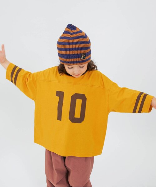 BREEZE(ブリーズ)の「ナンバリング長袖Tシャツ(Tシャツ/カットソー・キッズ・ブラック/ネイビー/レッド/マスタード・80/90/100/110/120/130/140/150)」の4枚目の写真