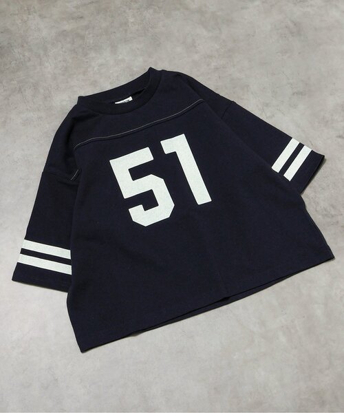 BREEZE(ブリーズ)の「ナンバリング長袖Tシャツ(Tシャツ/カットソー・キッズ・ブラック/ネイビー/レッド/マスタード・80/90/100/110/120/130/140/150)」の2枚目の写真