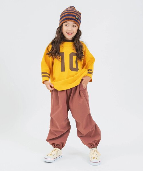 BREEZE(ブリーズ)の「ナンバリング長袖Tシャツ(Tシャツ/カットソー・キッズ・ブラック/ネイビー/レッド/マスタード・80/90/100/110/120/130/140/150)」の5枚目の写真