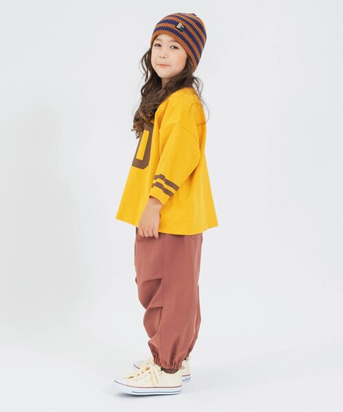 BREEZE(ブリーズ)の「ナンバリング長袖Tシャツ(Tシャツ/カットソー・キッズ・ブラック/ネイビー/レッド/マスタード・80/90/100/110/120/130/140/150)」の6枚目の写真