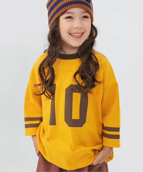 BREEZE(ブリーズ)の「ナンバリング長袖Tシャツ(Tシャツ/カットソー・キッズ・ブラック/ネイビー/レッド/マスタード・80/90/100/110/120/130/140/150)」の8枚目の写真