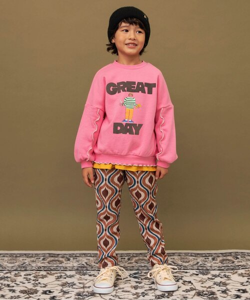 BREEZE(ブリーズ)の「ナンバリング長袖Tシャツ(Tシャツ/カットソー・キッズ・ブラック/ネイビー/レッド/マスタード・80/90/100/110/120/130/140/150)」の9枚目の写真
