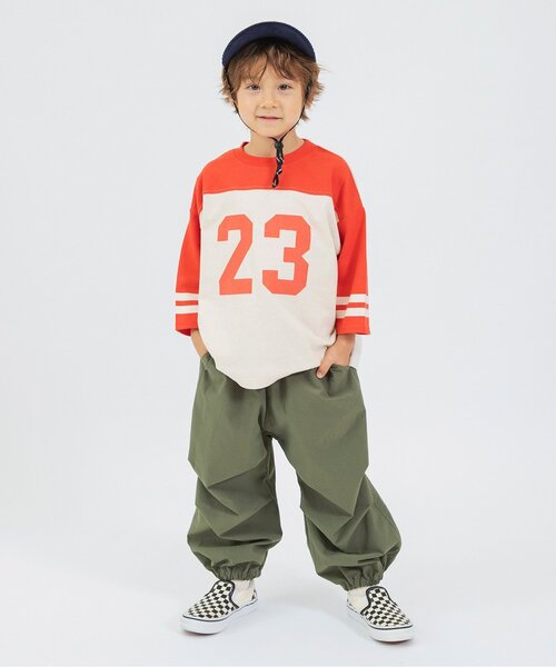 BREEZE(ブリーズ)の「ナンバリング長袖Tシャツ(Tシャツ/カットソー・キッズ・ブラック/ネイビー/レッド/マスタード・80/90/100/110/120/130/140/150)」の10枚目の写真