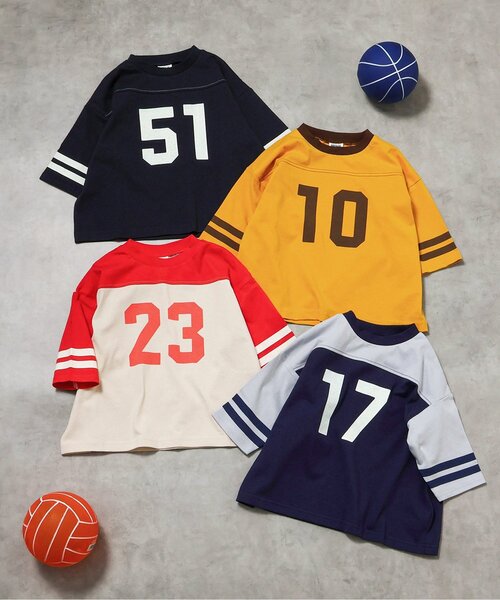 BREEZE(ブリーズ)の「ナンバリング長袖Tシャツ(Tシャツ/カットソー・キッズ・ブラック/ネイビー/レッド/マスタード・80/90/100/110/120/130/140/150)」の13枚目の写真