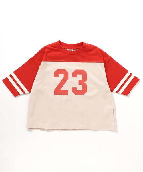 BREEZE(ブリーズ)の「ナンバリング長袖Tシャツ(Tシャツ/カットソー・キッズ・ブラック/ネイビー/レッド/マスタード・80/90/100/110/120/130/140/150)」の17枚目の写真