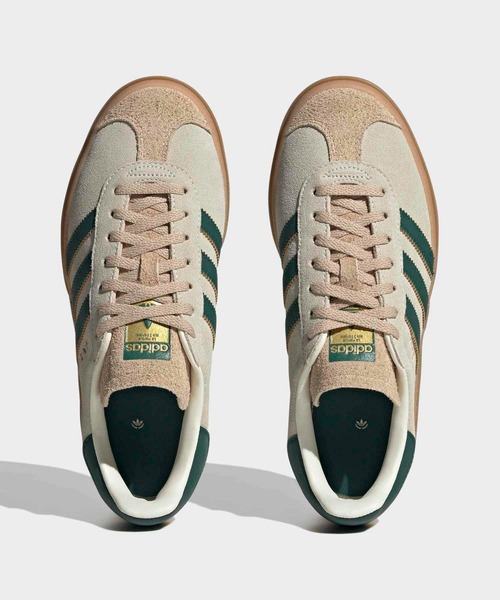 adidas(アディダス)の「ガゼル / Gazelle / GAZELLE BOLD / 厚底スニーカー / アディダスオリジナルス adidas Originals(スニーカー・レディース・ベージュ・22.0cm/22.5cm/23.0cm/26.5cm/23.5cm/24.0cm/24.5cm/27.0cm/27.5cm/28.0cm/25.0cm/25.5cm/26.0cm)」の2枚目の写真