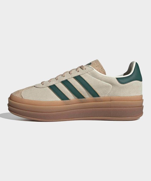 adidas(アディダス)の「ガゼル / Gazelle / GAZELLE BOLD / 厚底スニーカー / アディダスオリジナルス adidas Originals(スニーカー・レディース・ベージュ・22.0cm/22.5cm/23.0cm/26.5cm/23.5cm/24.0cm/24.5cm/27.0cm/27.5cm/28.0cm/25.0cm/25.5cm/26.0cm)」の6枚目の写真