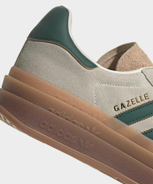 adidas(アディダス)の「ガゼル / Gazelle / GAZELLE BOLD / 厚底スニーカー / アディダスオリジナルス adidas Originals(スニーカー・レディース・ベージュ・22.0cm/22.5cm/23.0cm/26.5cm/23.5cm/24.0cm/24.5cm/27.0cm/27.5cm/28.0cm/25.0cm/25.5cm/26.0cm)」の8枚目の写真