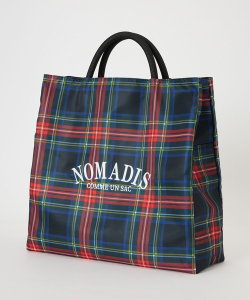 NOMADIS（ノマディス）の「【柳橋唯さんYouTube紹介アイテム】【NOMADIS】SAC2 CHECK（トートバッグ・レディース・レッド/グリーン・フリー）」の10枚目の写真