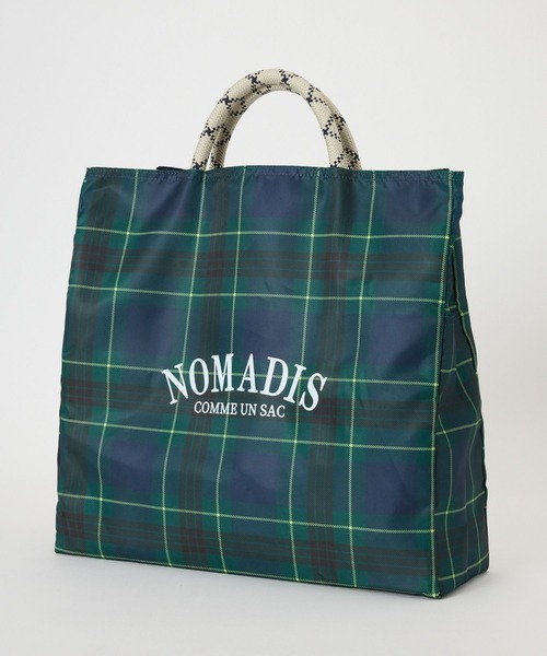 NOMADIS（ノマディス）の「【柳橋唯さんYouTube紹介アイテム】【NOMADIS】SAC2 CHECK（トートバッグ・レディース・レッド/グリーン・フリー）」の11枚目の写真