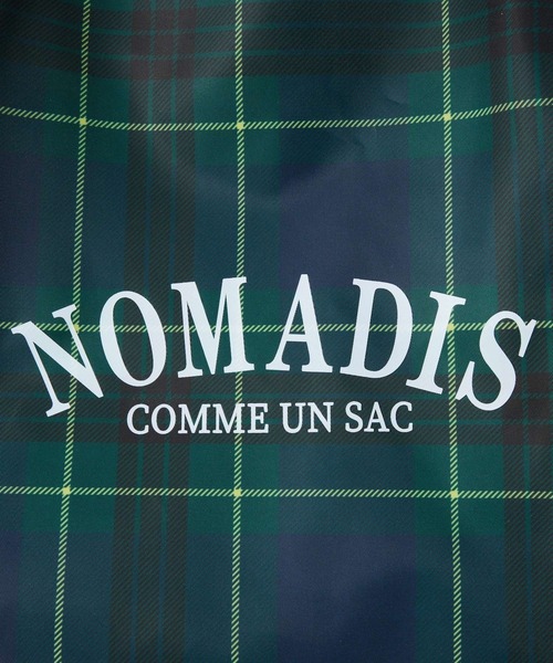 NOMADIS（ノマディス）の「【柳橋唯さんYouTube紹介アイテム】【NOMADIS】SAC2 CHECK（トートバッグ・レディース・レッド/グリーン・フリー）」の6枚目の写真