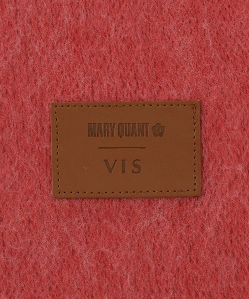 MARY QUANT（マリークワント）の「【MARY QUANT×VIS】ミンクタッチもちもちストール（ストール/ショール・レディース・レッド/キナリ/チャコールグレー・FREE）」の7枚目の写真