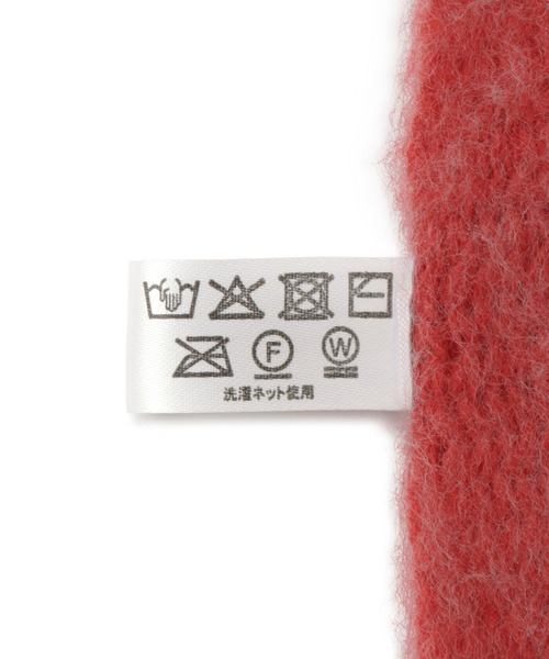 MARY QUANT（マリークワント）の「【MARY QUANT×VIS】ミンクタッチもちもちストール（ストール/ショール・レディース・レッド/キナリ/チャコールグレー・FREE）」の9枚目の写真