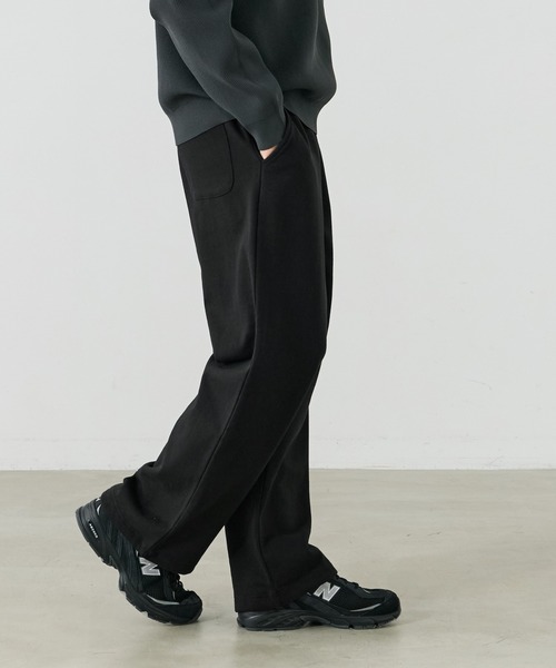 coca(coca)(コカ)の「COTTON from the U.S.スウェットワイドパンツ(スウェットパンツ・メンズ・ブラック/グレー・XL/M/L)」の4枚目の写真