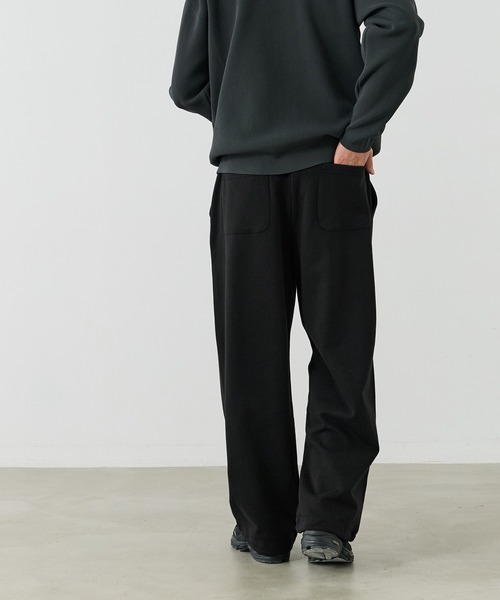 coca(coca)(コカ)の「COTTON from the U.S.スウェットワイドパンツ(スウェットパンツ・メンズ・ブラック/グレー・XL/M/L)」の5枚目の写真
