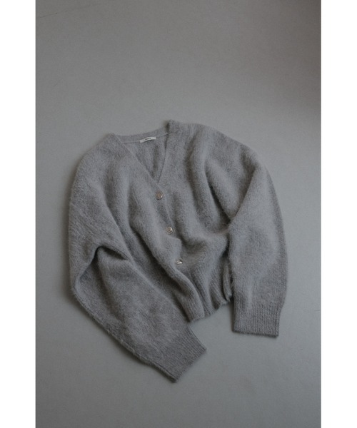 tento(テント)の「Fox-Blend Knit Cardigan(カーディガン/ボレロ・レディース・ホワイト/グレー・FREE)」の8枚目の写真