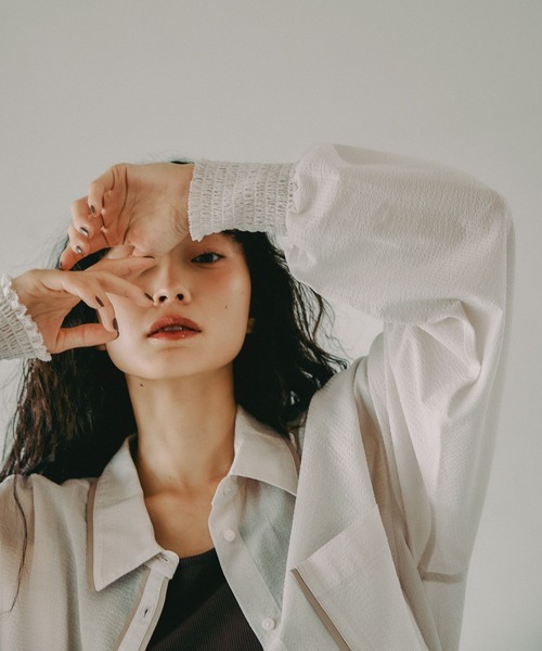[MODE NORM CORE] Рубашка с принтом PokoPoko — PokoPoko paining shirt