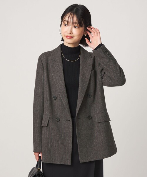 green label relaxing(グリーンレーベルリラクシング)の「MANTECO ダブル ジャケット(テーラードジャケット・レディース・その他2/その他1・36/40/38)」の2枚目の写真