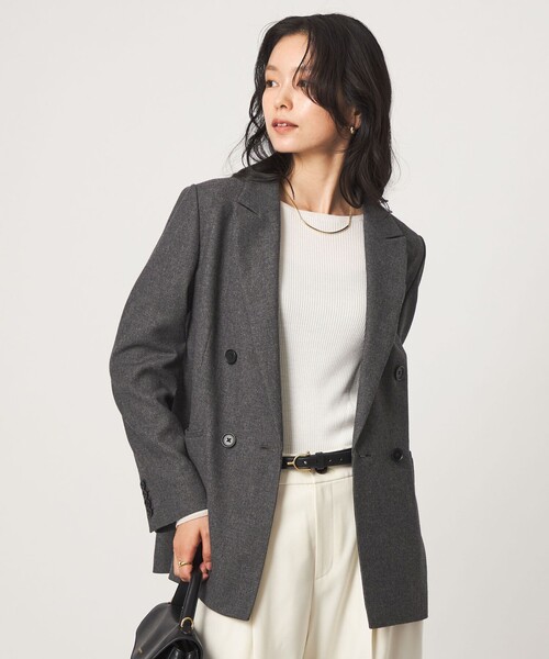 green label relaxing(グリーンレーベルリラクシング)の「MANTECO ダブル ジャケット(テーラードジャケット・レディース・その他2/その他1・36/40/38)」の7枚目の写真