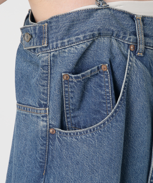 Johnbull(ジョンブル)の「【JOHNBULL/ジョンブル】denim salopette(サロペット/オーバーオール・レディース・ブルー・FREE)」の16枚目の写真
